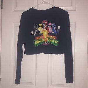 Forever21 crop top power rangers